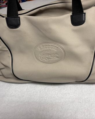 Borsone  Lacoste Originale beige Vintage