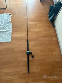 Canna da traina trabucco e mulinello