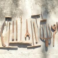 Lotto di attrezzi vintage 