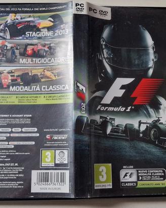 F1 2013 Gioco PC DVD / F1 2021 TV8
