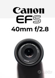 Obiettivo Canon EF 40 mm f/2.8 STM