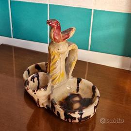 Porta sale e pepe ceramica vintage marmorizzata