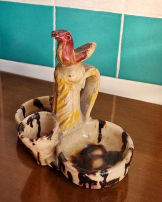 Porta sale e pepe ceramica vintage marmorizzata
