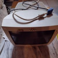 Monitor vintage usato con Windows 95