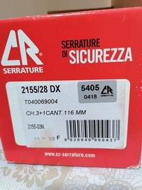 serratura cr porta blindata chiave lunga destra 