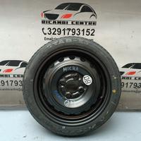 Ruotino di scorta ruota nissan micra k13 2016 r14