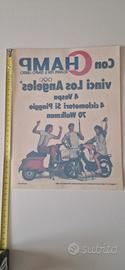 Vetrofania adesivo vintage 1984 Champ Piaggio 