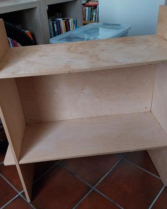Mobiletto libreria Ikea legno massiccio