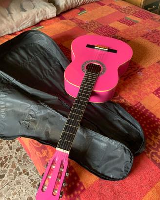Chitarra classica rosa