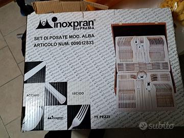 SERVIZIO POSATE INOXPRAN "ALBA" 75 PEZZI