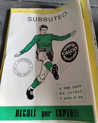 Tappeto Subbuteo + 9 squadre 
