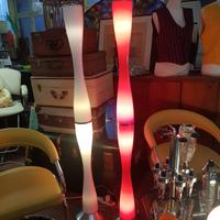 lampada da terra  vintage in opale 