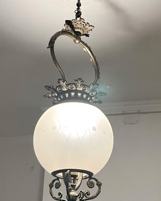 Lampadorio ottone Globo