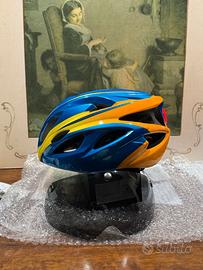 Casco Bici Da Corsa e scooter con occhi da sole
