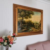 Dipinto paesaggio 150x120 con cornice