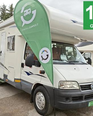 CAMPER CHALLENGER DUCATO MANSARDATO 6 POSTI DINETT