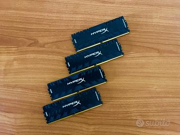 64GB RAM DDR4 HyperX Predator CL15 3000MHZ (4x16)