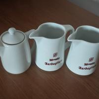 set 3 bricchetti per caffè, latte 