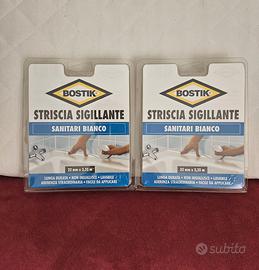 2 x BOSTIK Striscia Sigillante Sanitari Bianco.