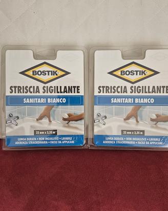 2 x BOSTIK Striscia Sigillante Sanitari Bianco.
