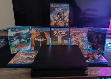PS4 SLIM+14 GIOCHI+CONTROLLER