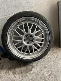 Cerchi 18 5x100 stile BBS con canale rovesciato