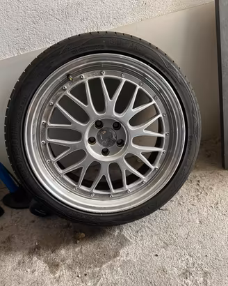 Cerchi 18 5x100 stile BBS con canale rovesciato