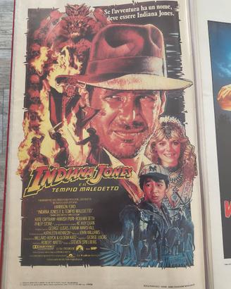 Poster Indiana Jones e Il Tempio Maledetto 1984