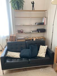 Divano 2 posti in pelle