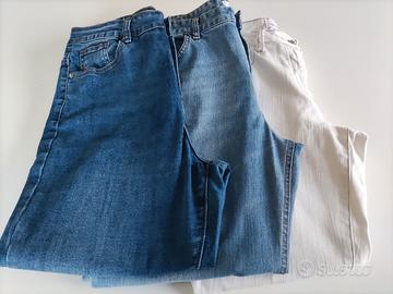 Set 3 jeans elasticizzati taglia 48 IT 