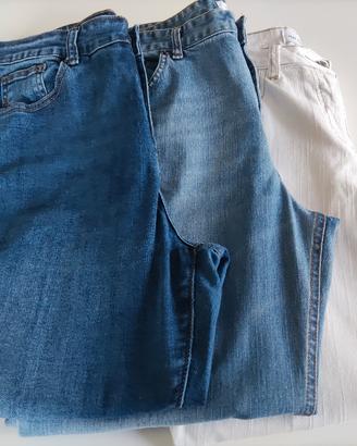 Set 3 jeans elasticizzati taglia 48 IT 
