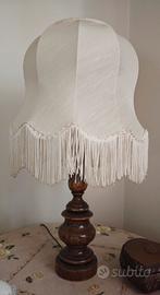 Lampada da tavolo vintage / Abat-jour con frange