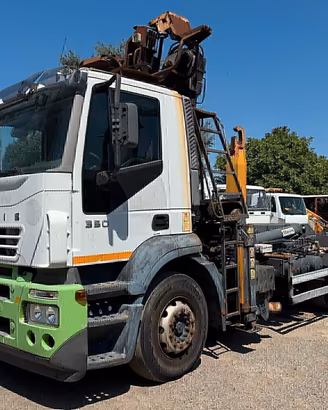 IVECO Stralis 350 Scarrabile + Gru + Polipo