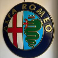 INSEGNA LOGO EMBLEMA FREGIO ALFA ROMEO E LANCIA
