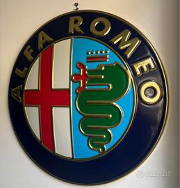 INSEGNA LOGO EMBLEMA FREGIO ALFA ROMEO E LANCIA