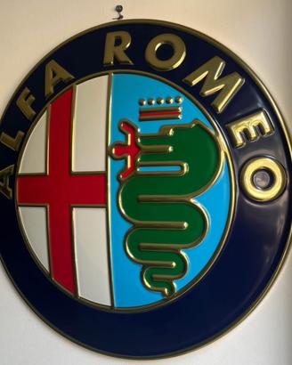 INSEGNA LOGO EMBLEMA FREGIO ALFA ROMEO E LANCIA