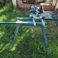 troncatrice per legno banco  regolabile