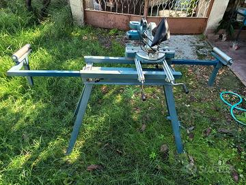 troncatrice per legno banco  regolabile