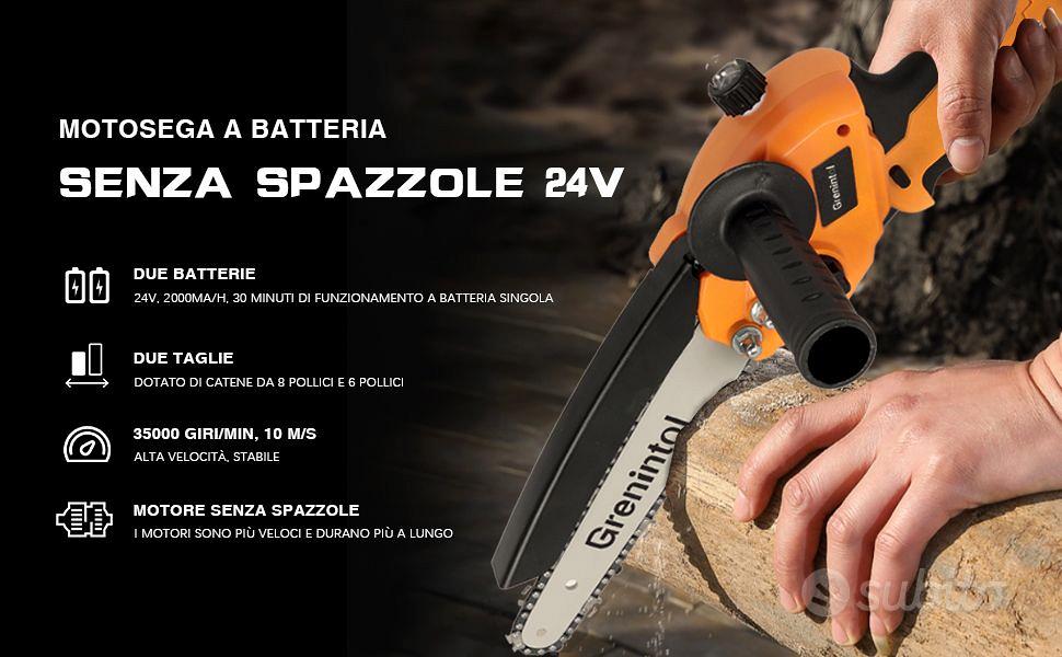 Mini Motosega 8 Pollici 2 Batterie Portatile - Giardino e Fai da te In  vendita a Benevento