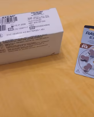 BATTERIE PER APPARECCHI ACUSTICI
