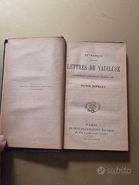Petrarque" Lettres de Vaucluse" 1899
