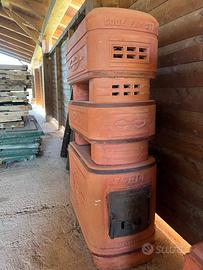 Stufa in terracotta "Pegaso"