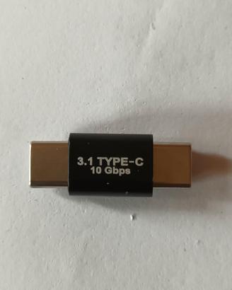 Adattatore USB-C 3.1 Maschio-Maschio 10Gbps