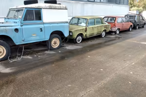 Land Rover 88 diesel Autocarro passo corto d'epoca