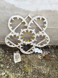 Luminaria a forma di rosetta