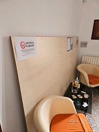 2 Pannelli MDF 214x155x2cm laccati