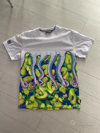 Maglia Octopus STAMPA DRANK Bianca