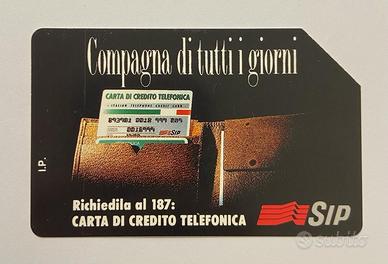 Scheda telefonica SIP "Compagna di tutti i giorni"