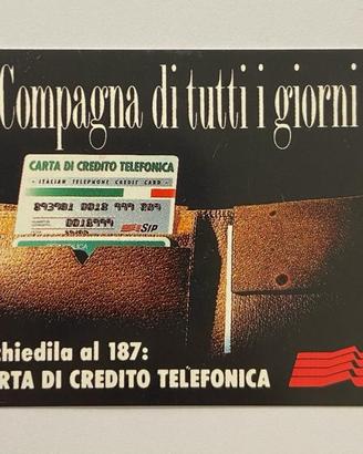 Scheda telefonica SIP "Compagna di tutti i giorni"
