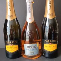 Tre bottiglie di prosecco Doc
